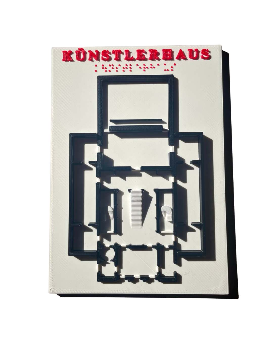 Grundriss taktil Künstlerhaus